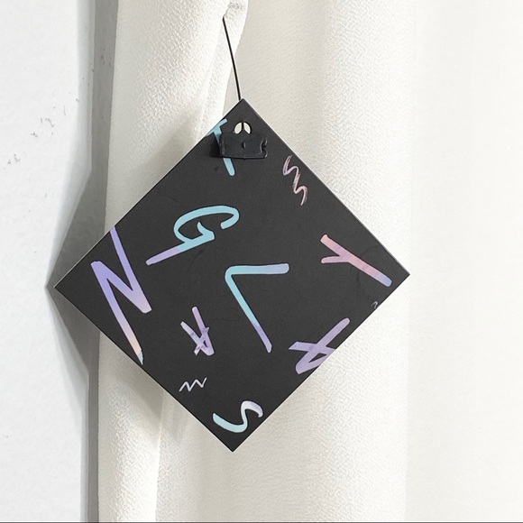 NASTY GAL sheer mod bod collared blouse SM - Picture 5 of 16